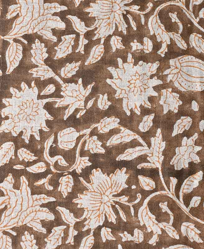 Adrian Hand Block Printed Linen Fabric