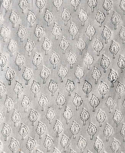 Rolly Block Printed Linen Fabric