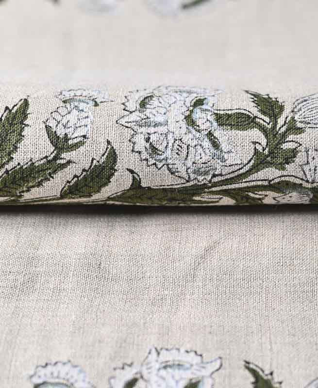 Veda Hand Block Linen