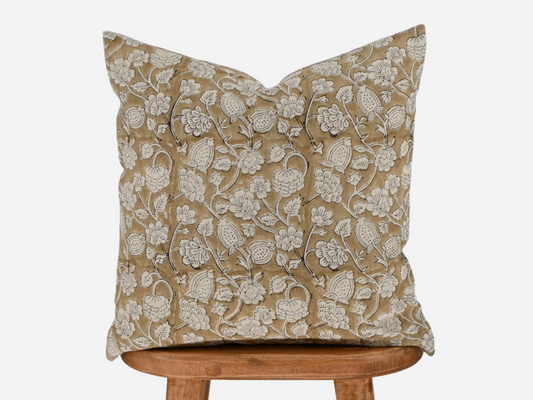 Agatha Block Print Pillow Cover