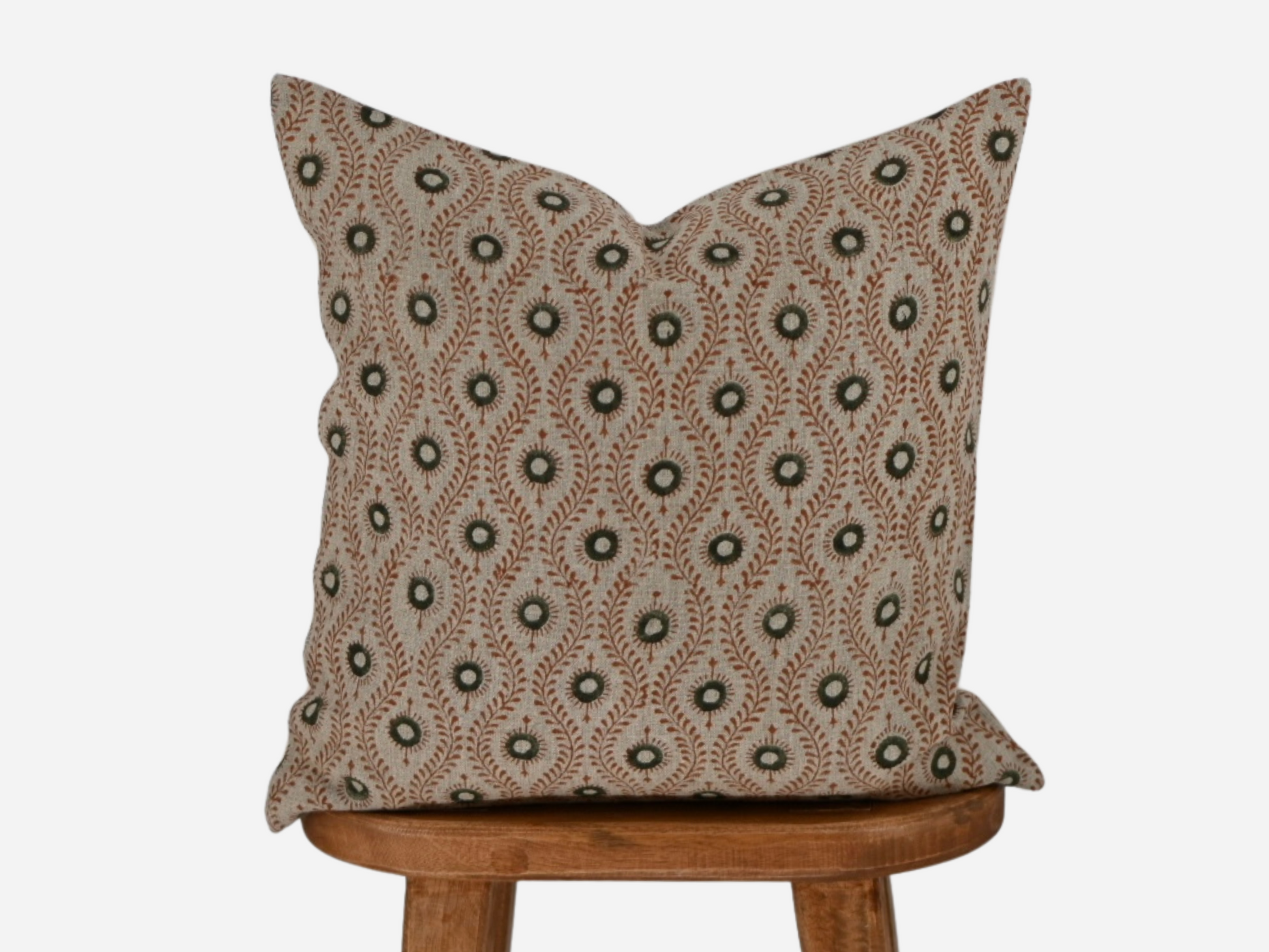 Andrea Block Print Pillow Cover