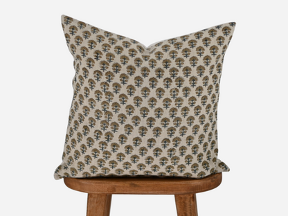 Aria Block Print Pillow Cover