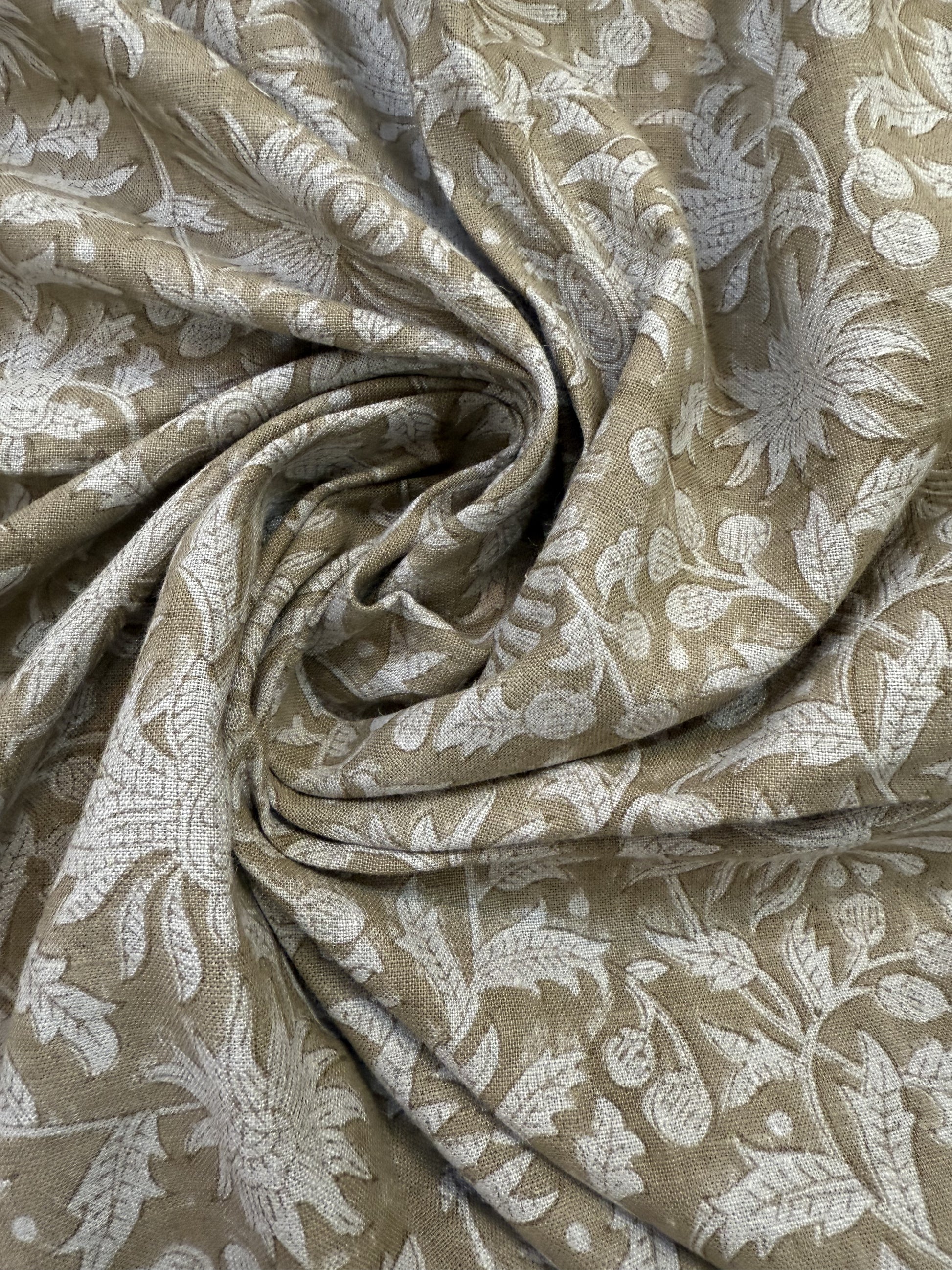 Artisanal Handloom Linen Fabric