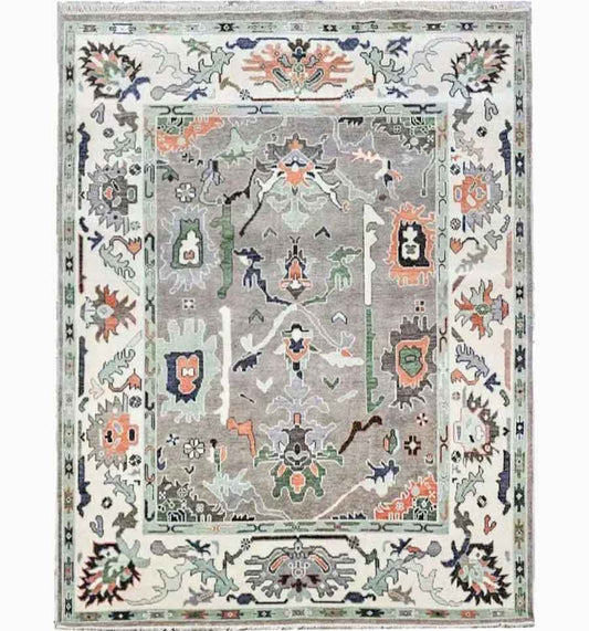 Asher Hand Knotted Oushak Rug