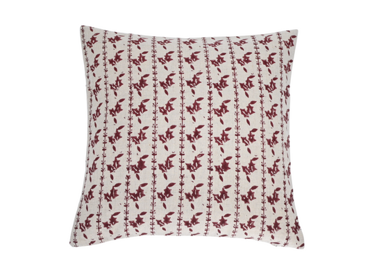 William Block Print Pillow Cover