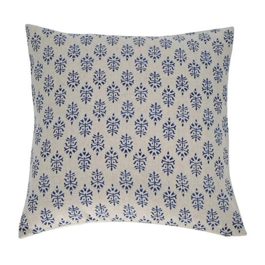 Louie Block Print Pillow Cover