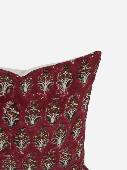 Theodosia Block Print Pillow Cover