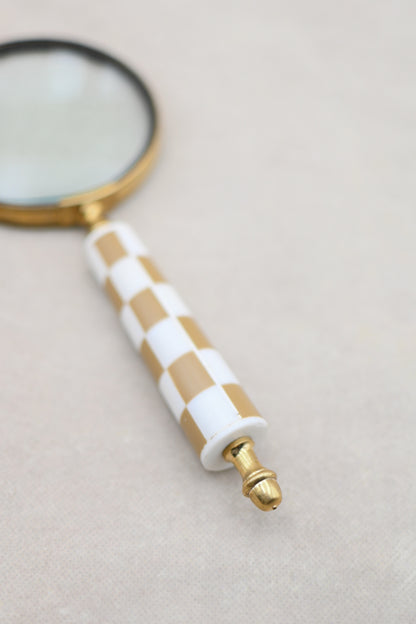 Checkered Magnifying Glass