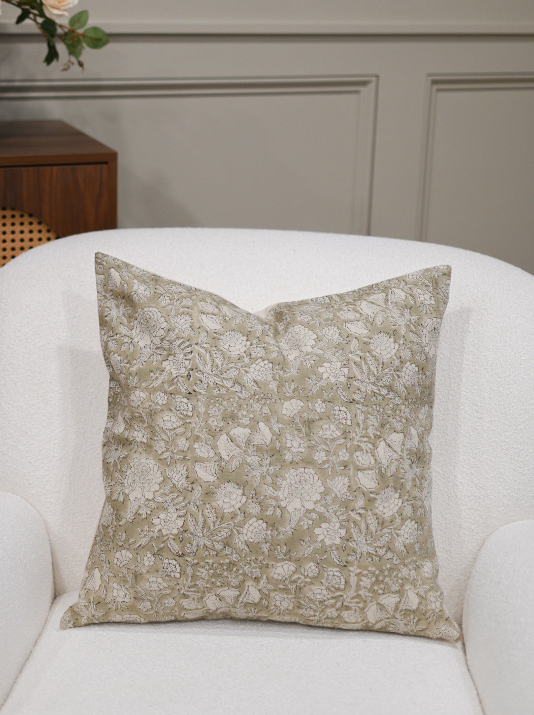 Mariah Block Print Pillow Cover