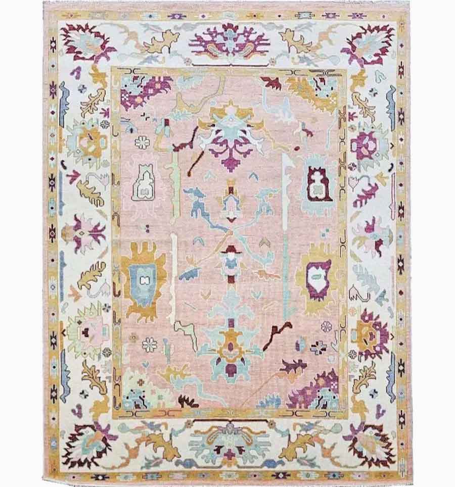 Bella Hand Knotted Oushak Rug