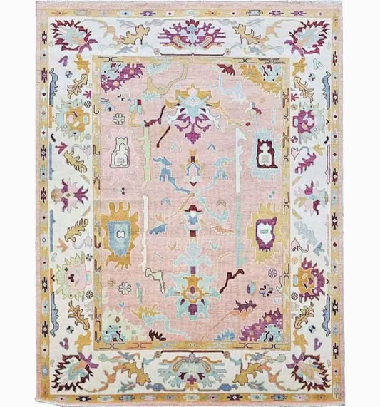 Bella Hand Knotted Oushak Rug