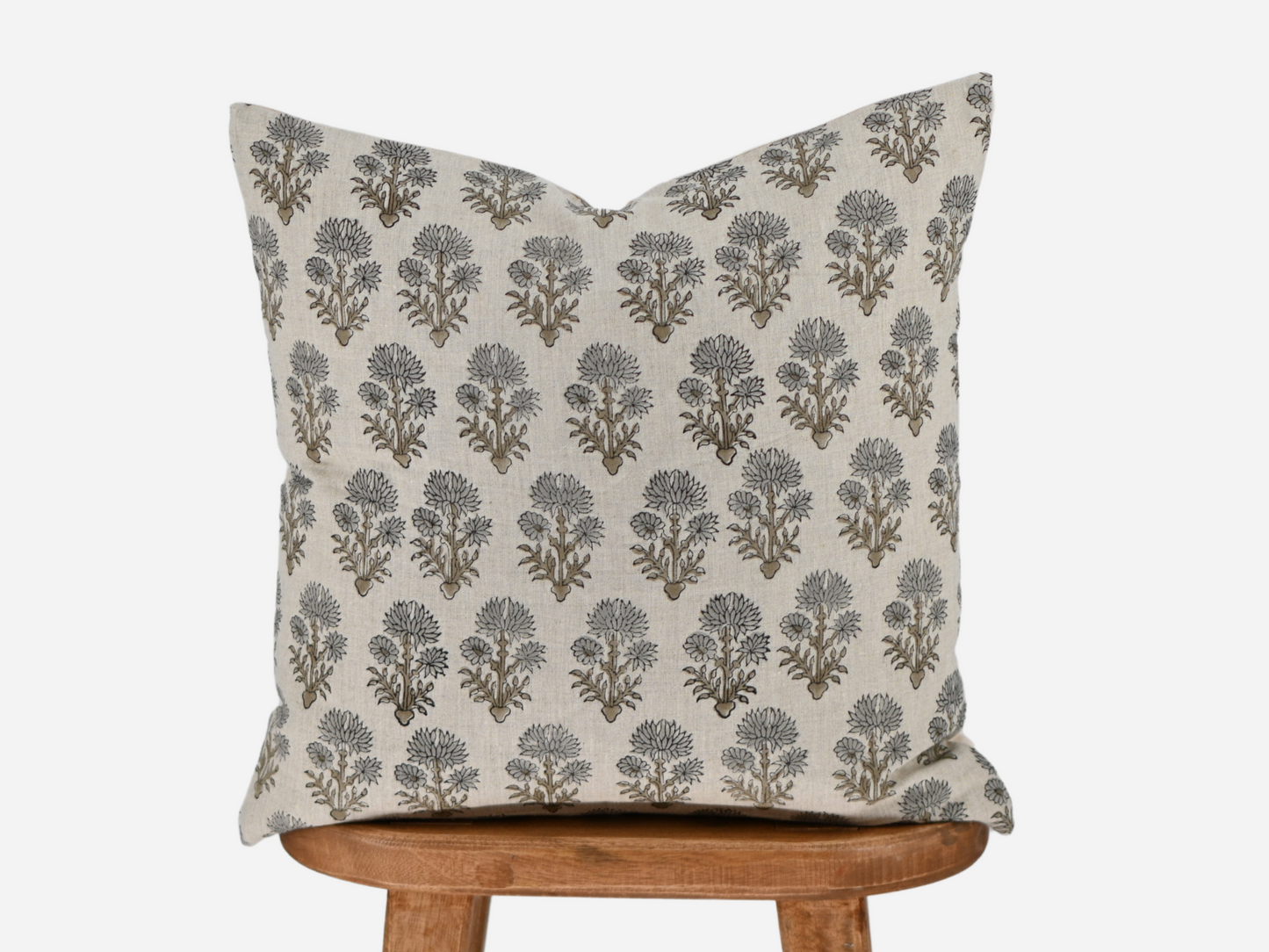 Bette Block Print Pillow Cover