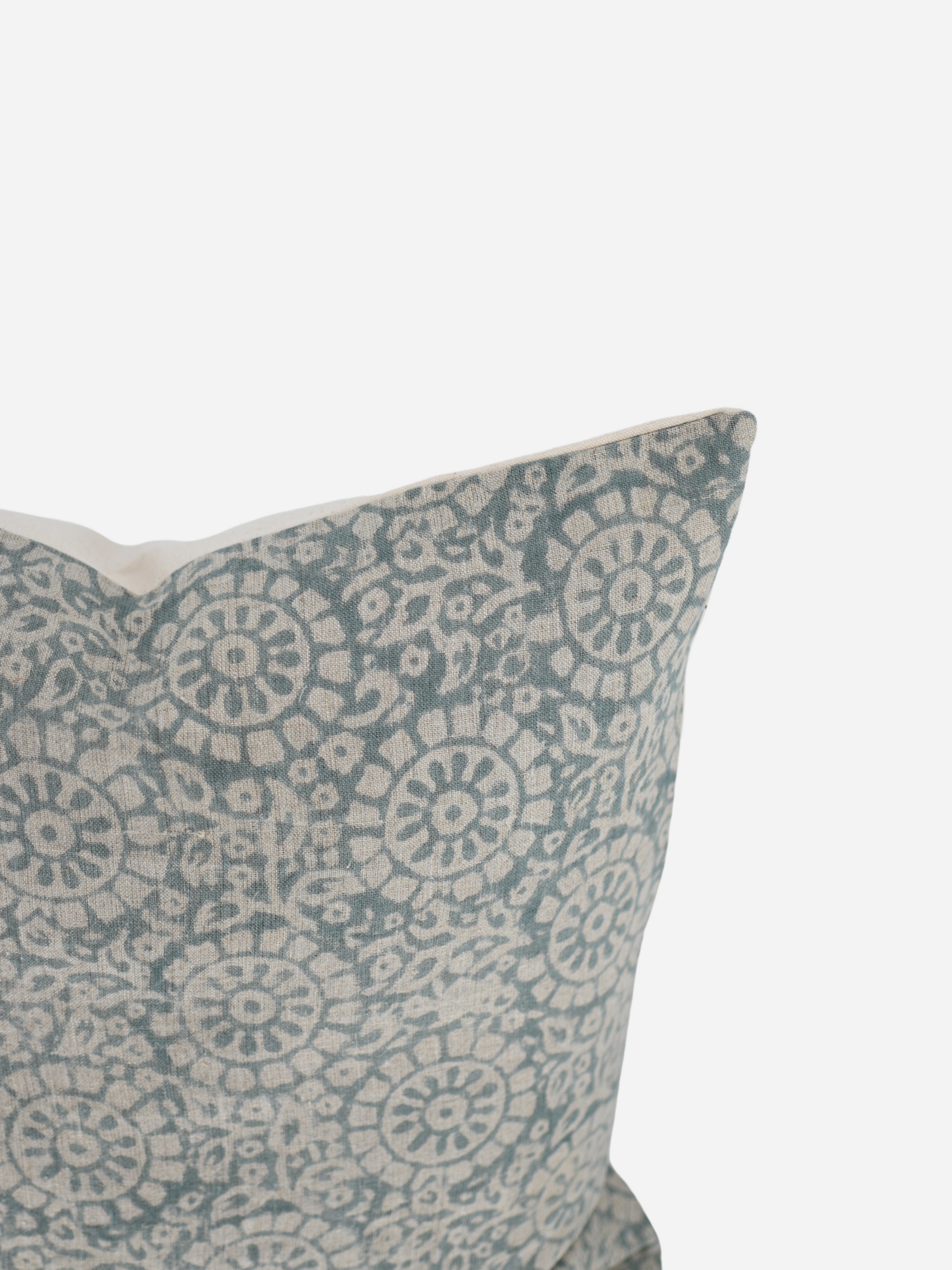 Block Print Cotton Pillow Cover