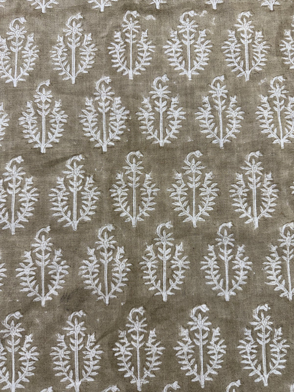 Juniper Block Print Linen