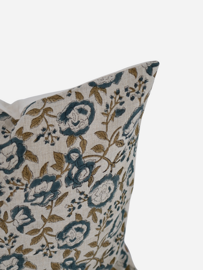 Breanne Block Print Pillow Cover Side