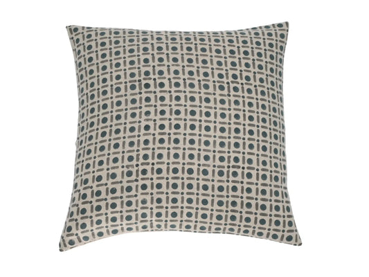 Levi Block Print Pillow Cover - Maple Village Lane