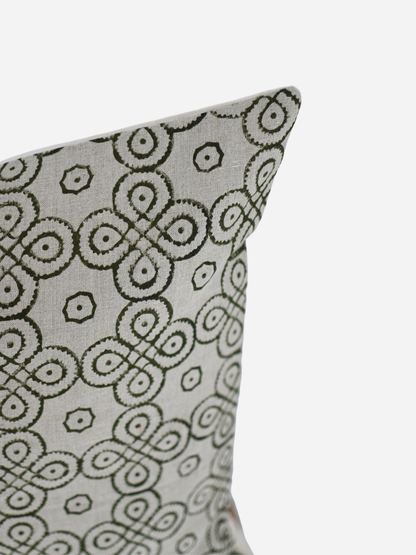 Lauren Block Print Pillow Cover