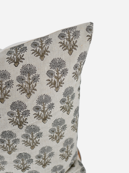 Bette Block Print Pillow Cover