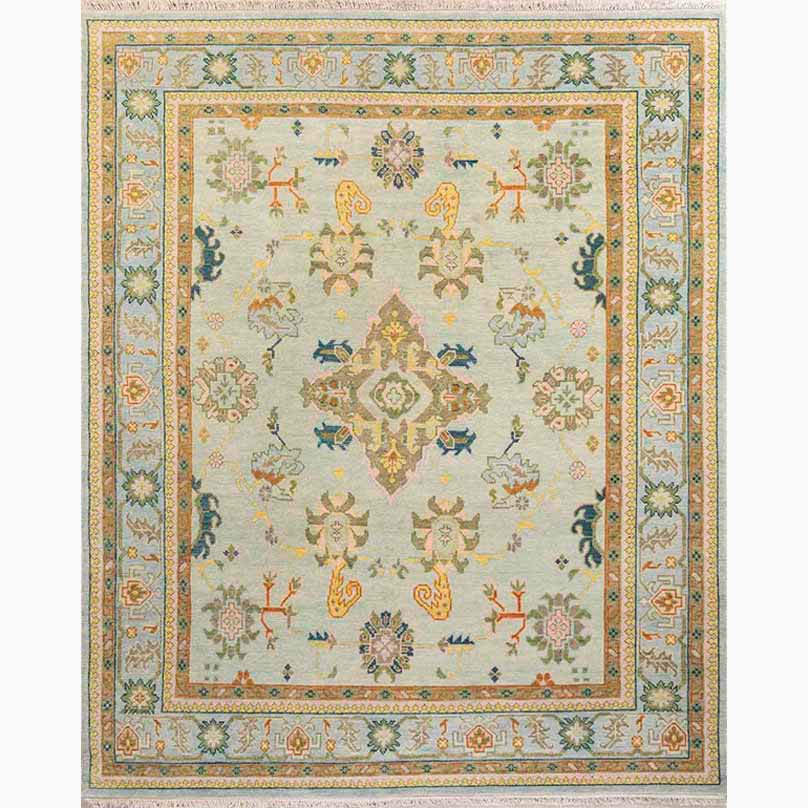 Celestia Hand-Knotted Wool Oushak Rug¬†