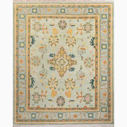 Celestia Hand-Knotted Wool Oushak Rug¬†
