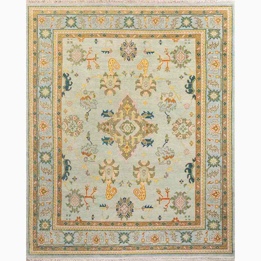 Celestia Hand-Knotted Wool Oushak Rug¬†