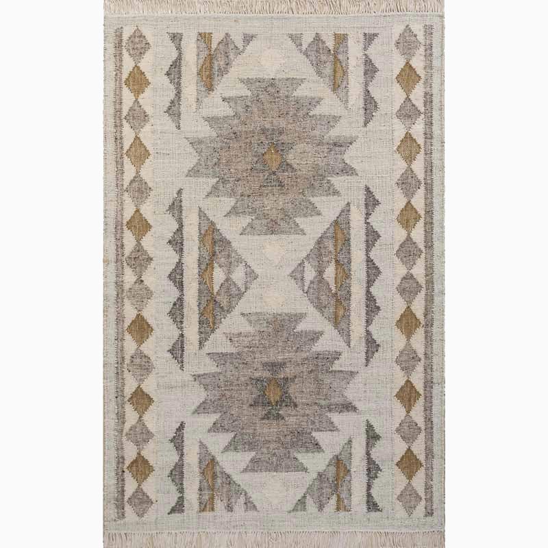 Corlin Flatweave Wool-Blend Rug