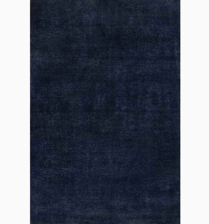 Cosmic Blue Hand-Loomed Wool Rug