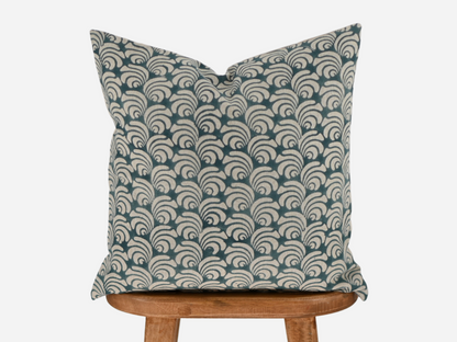 Maris Block Print Pillow Cover