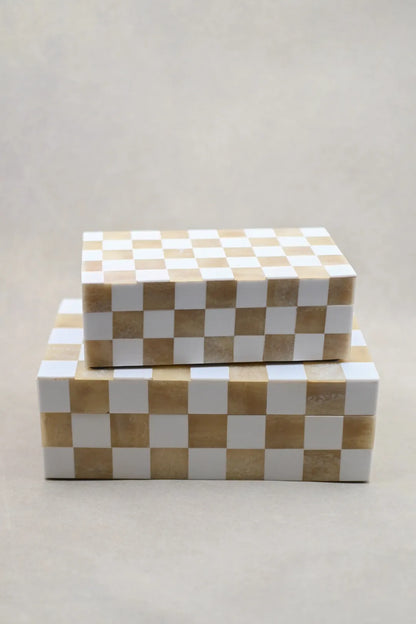 Checkered Box, Set of 2