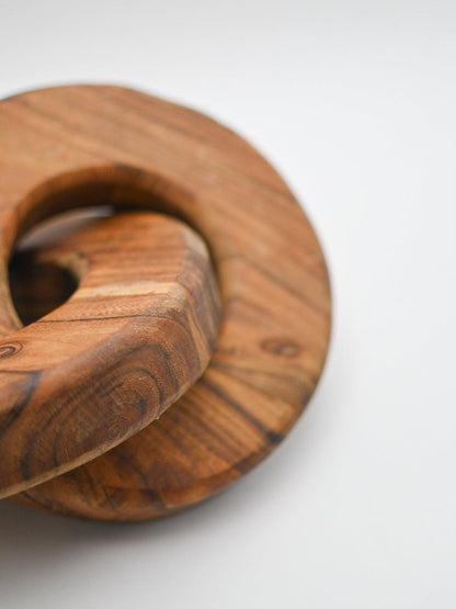 Oversized Wooden Knot - Maple Village Lane