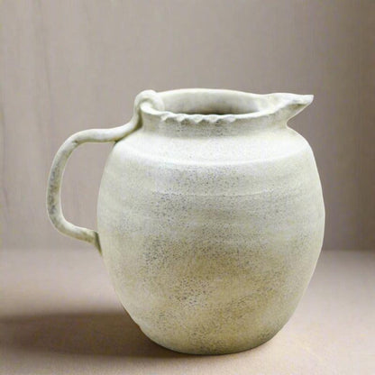 Neutral Ceramic Jug - Maple Village Lane