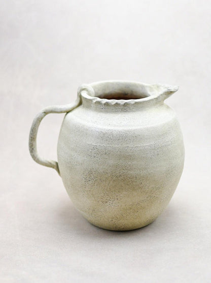 Neutral Ceramic Jug - Maple Village Lane