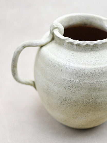 Neutral Ceramic Jug - Maple Village Lane