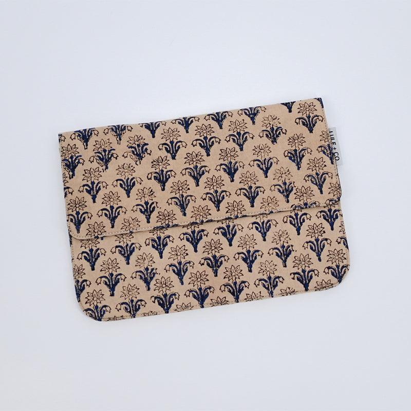 Floral Block Print iPad Tablet Sleeve - Maple Village Lane