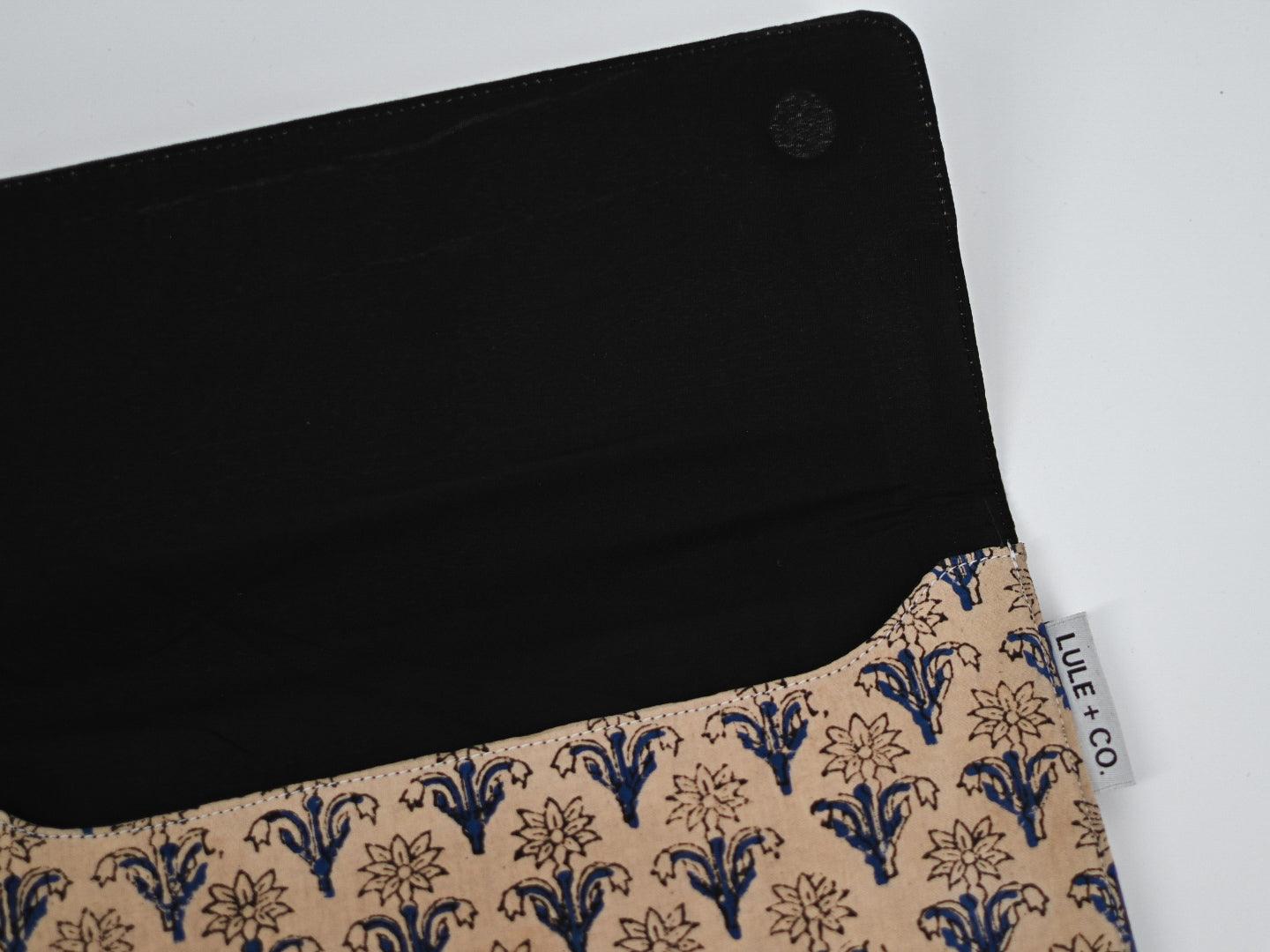 Floral Block Print iPad Tablet Sleeve - Maple Village Lane