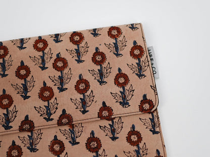 Sunset Block Print iPad Tablet Sleeve - Maple Village Lane