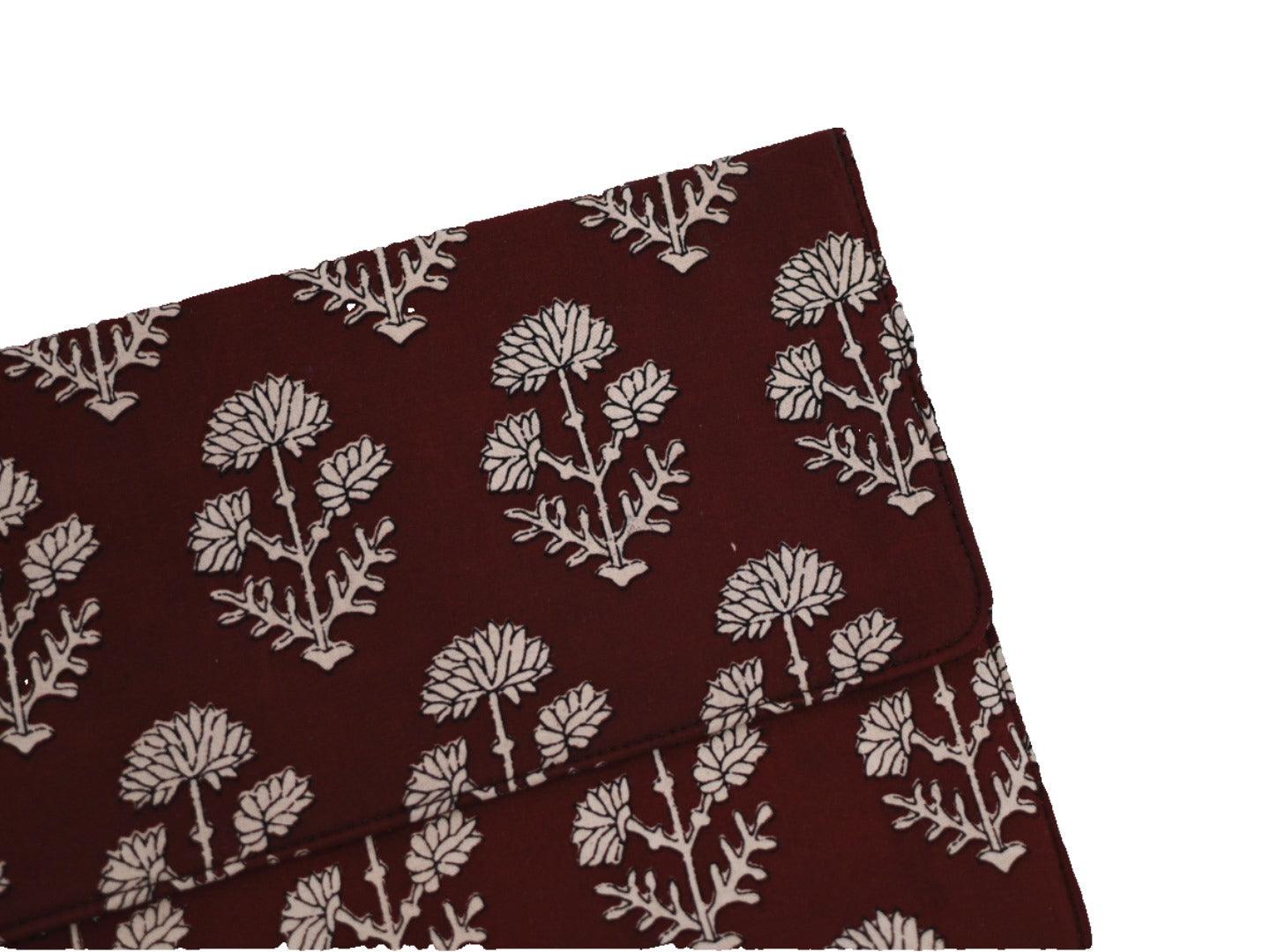 Bloom Block Print iPad Tablet Sleeve - Maple Village Lane