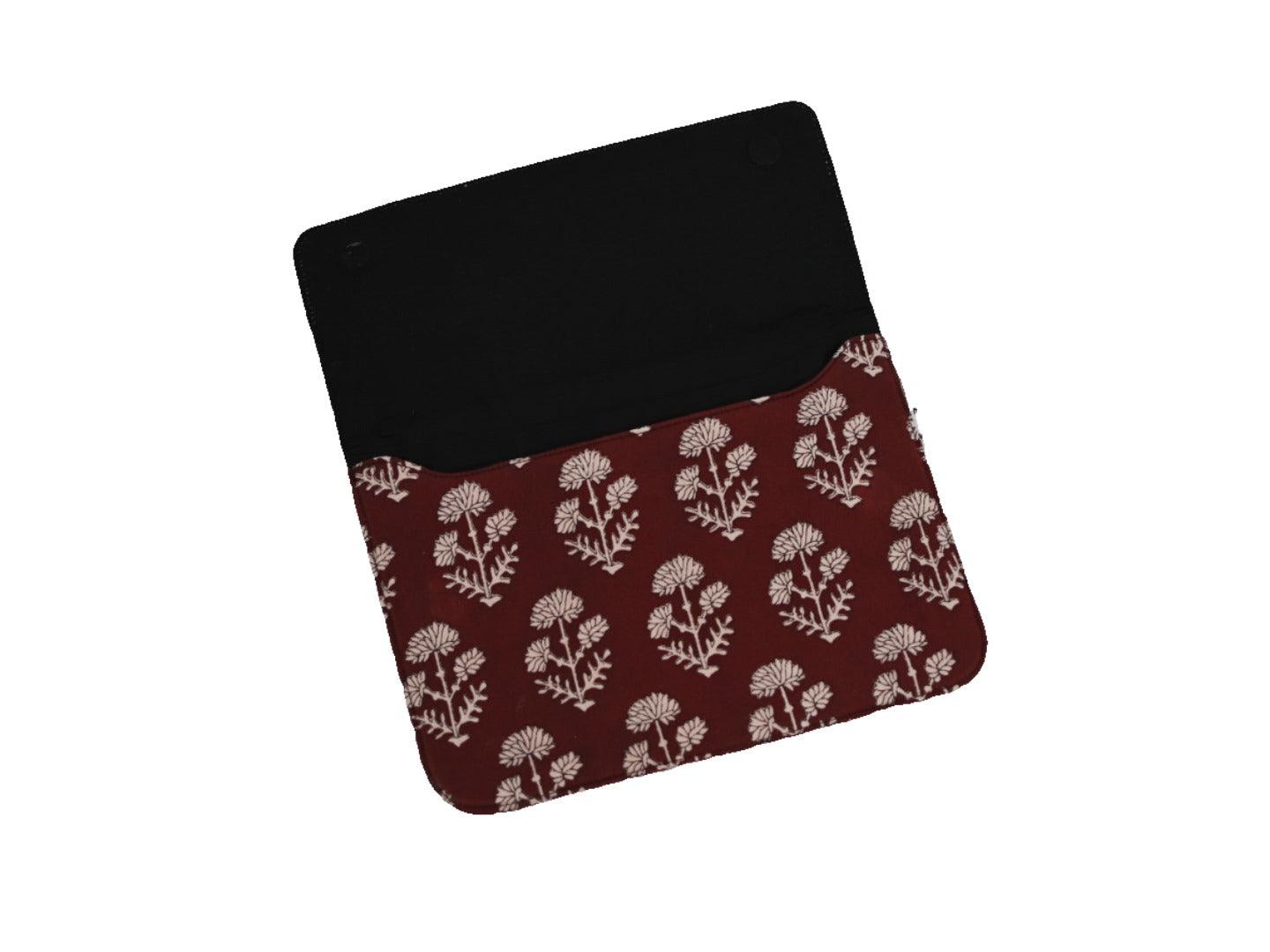 Bloom Block Print iPad Tablet Sleeve - Maple Village Lane