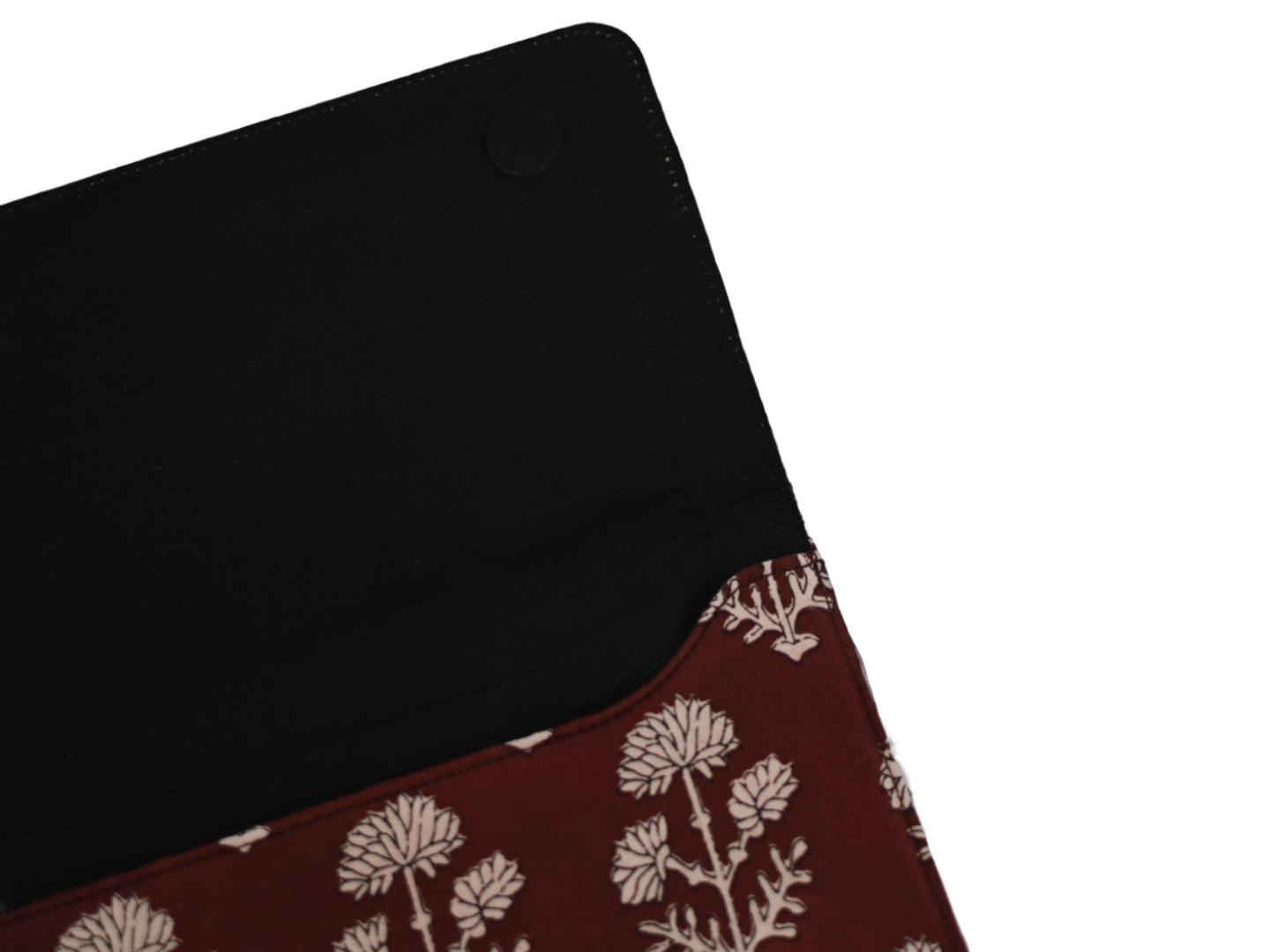 Bloom Block Print iPad Tablet Sleeve - Maple Village Lane