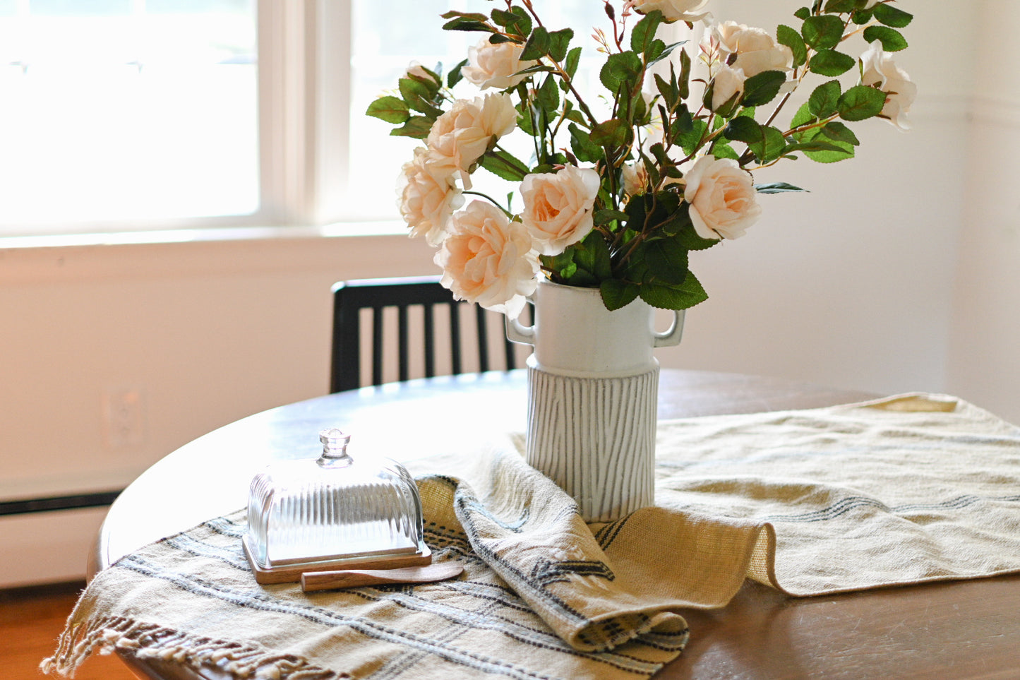 Glazed Striped Vase