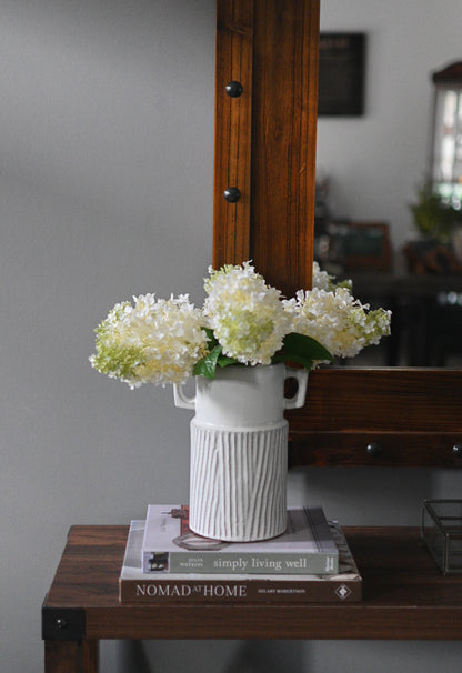 Glazed Striped Vase