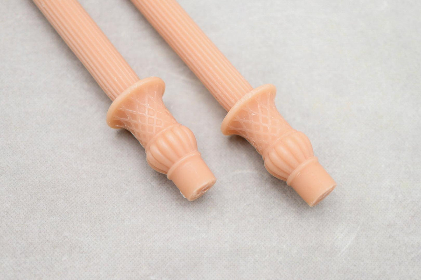 Unscented Pleated Taper Candles - Maple Village Lane