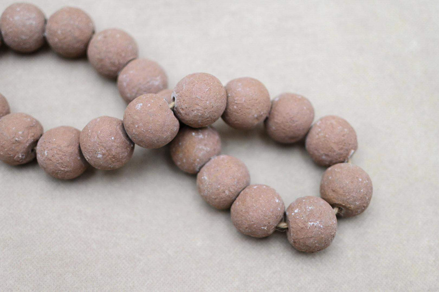 Brown Cement Beads - Maple Village Lane