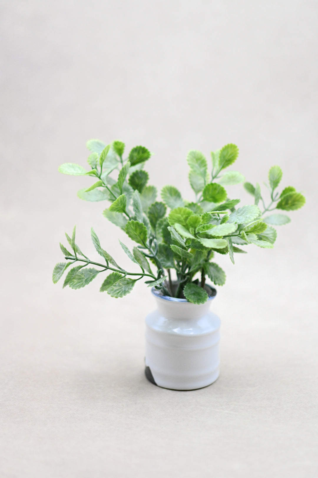 Faux Plant in Stoneware Pot - Maple Village Lane