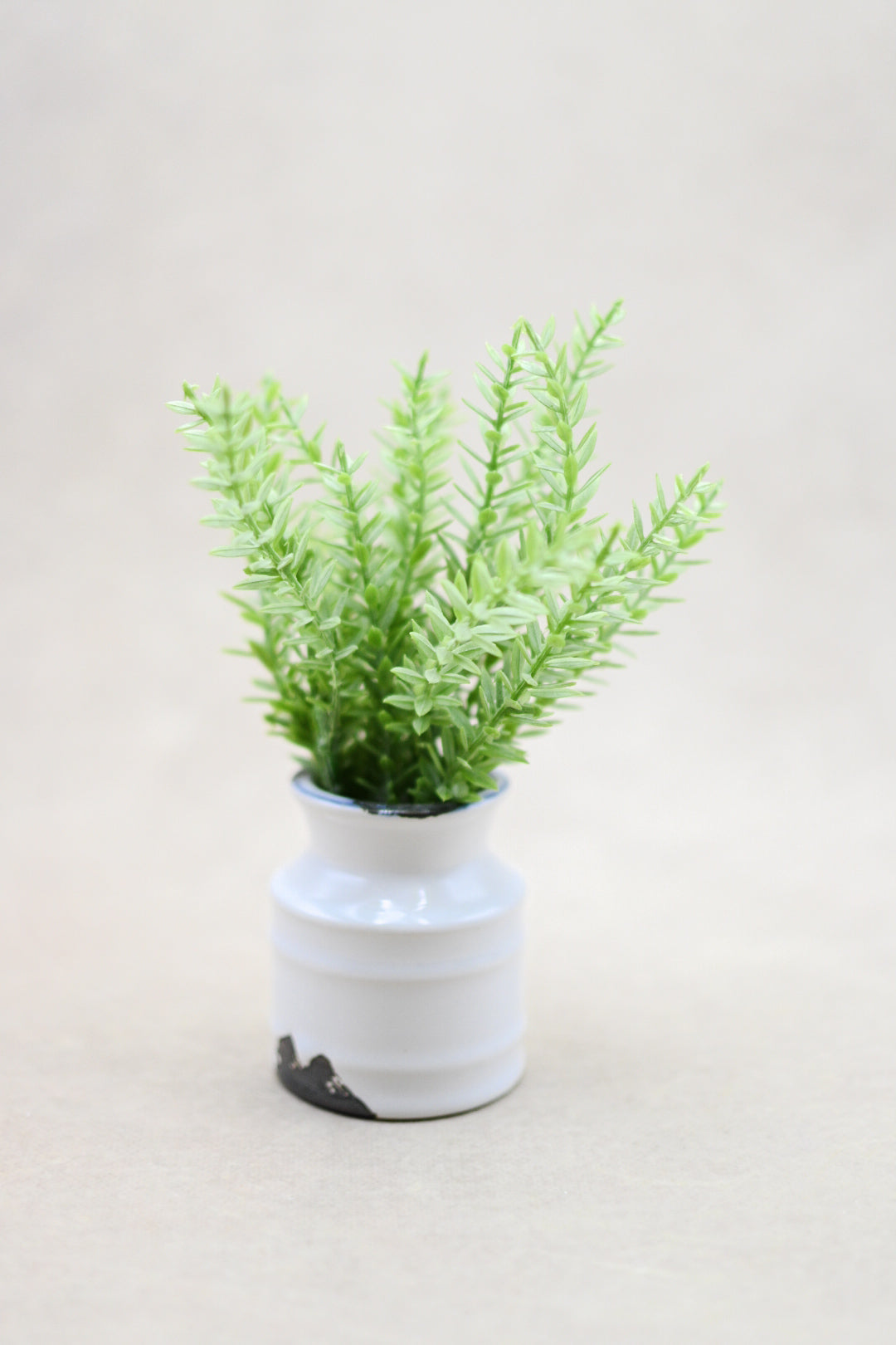 Faux Plant in Stoneware Pot - Maple Village Lane