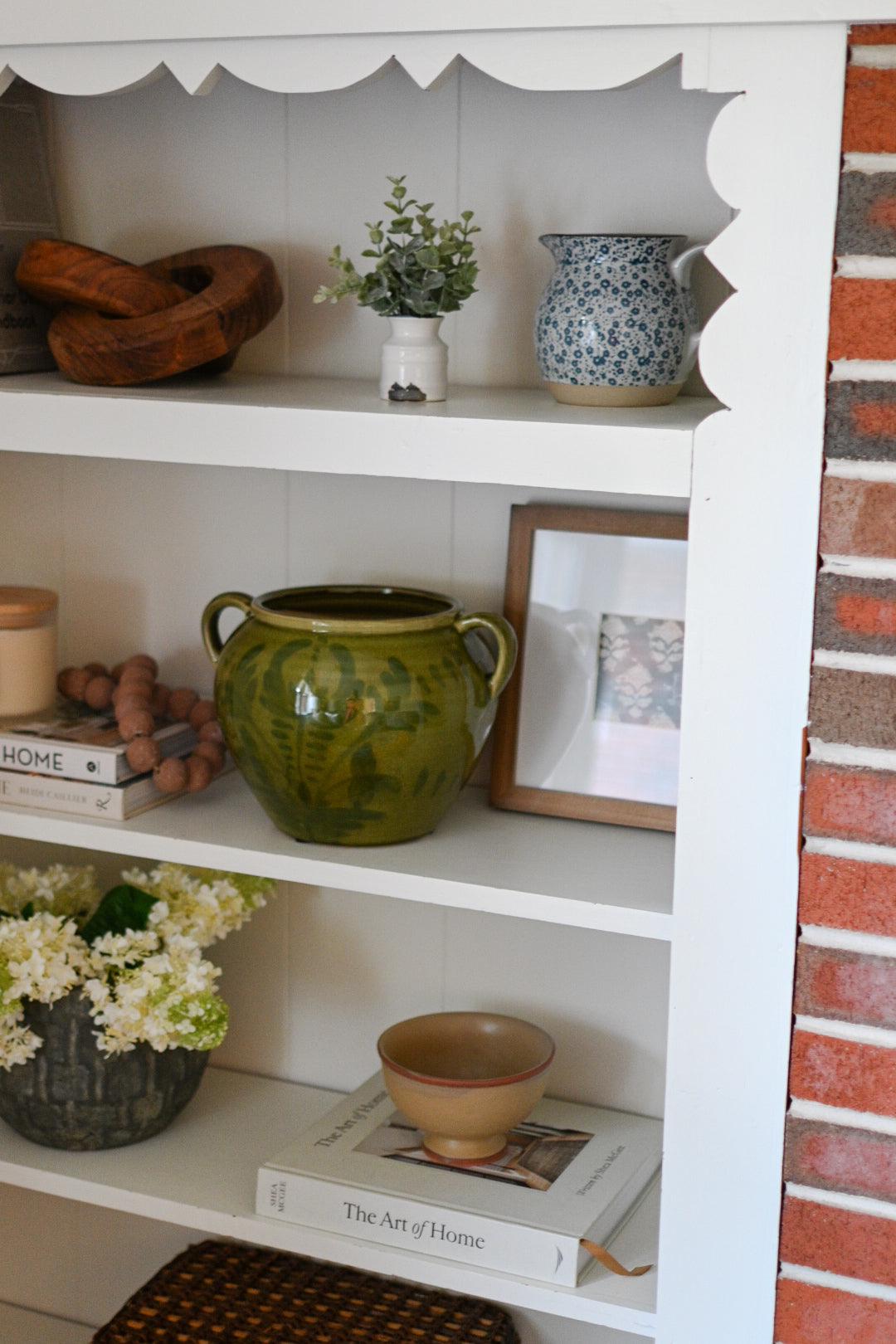 Faux Plant in Stoneware Pot - Maple Village Lane