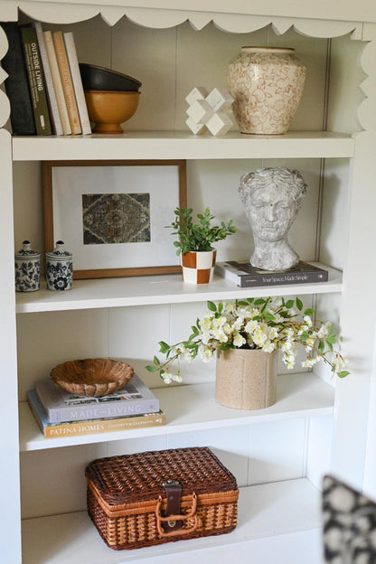 Wood Scalloped Bowl - Maple Village Lane