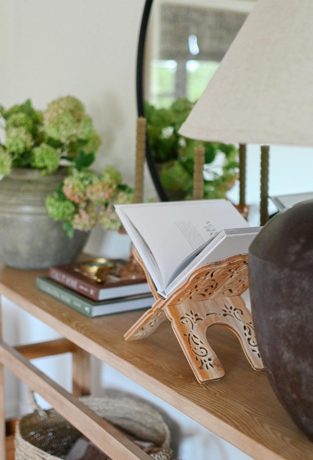 Wooden Book Holder - Maple Village Lane