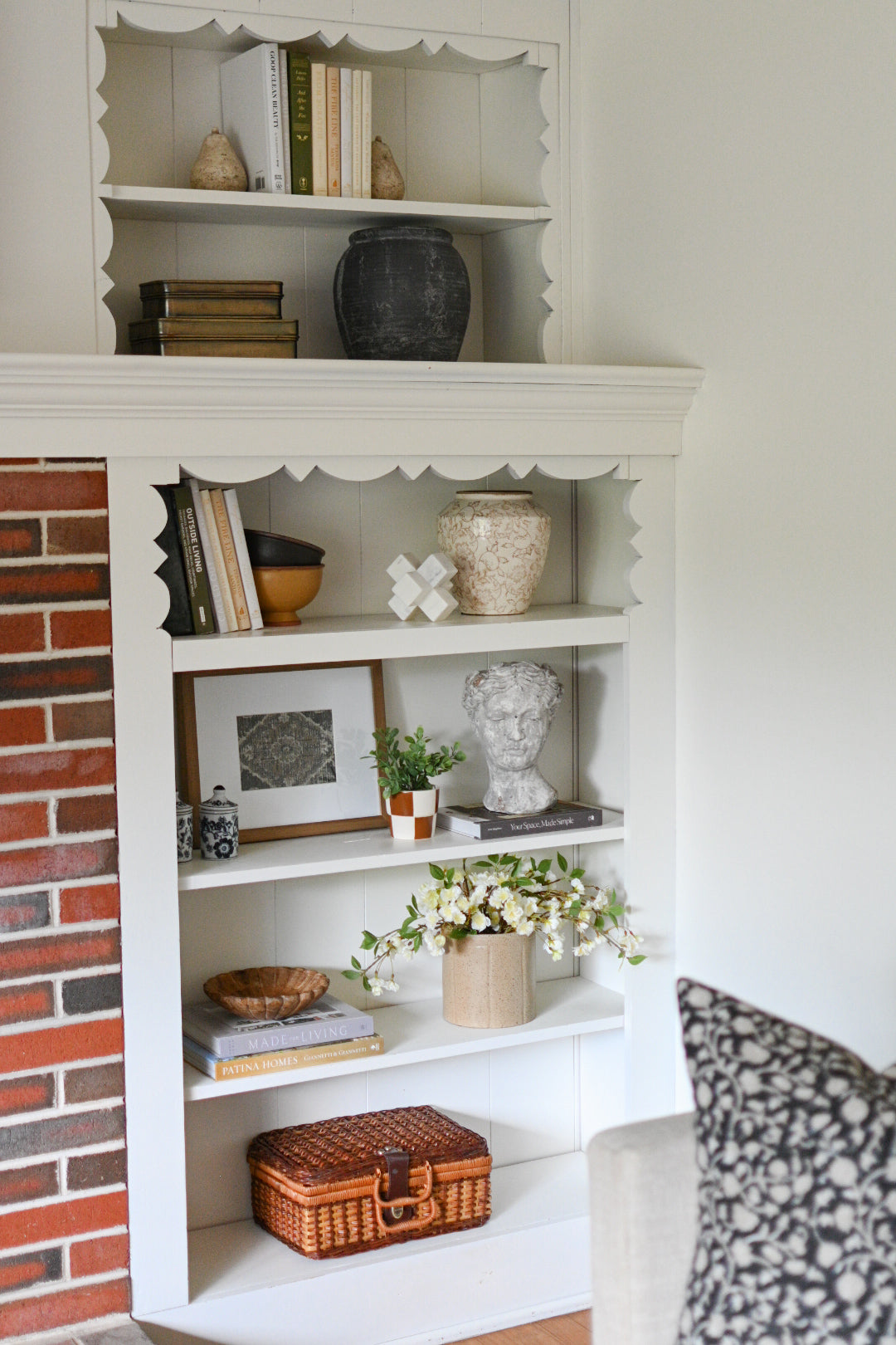 Faux Plant in Stoneware Pot - Maple Village Lane