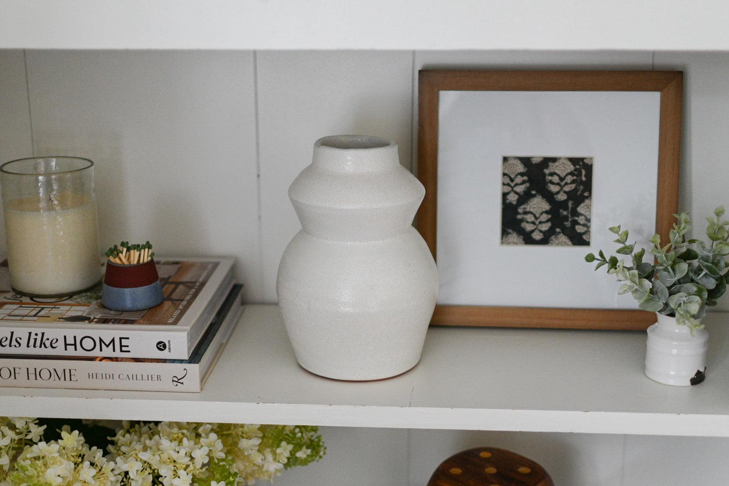 Modern White Vase - Maple Village Lane